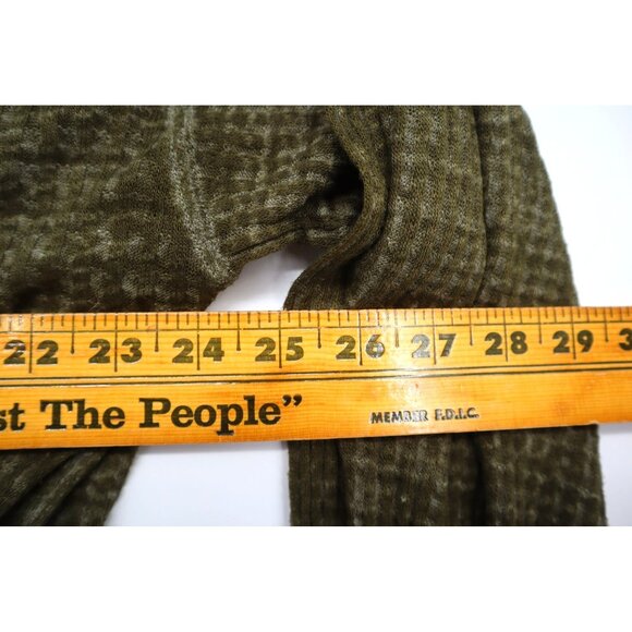 We The Free Olive Knit V-Neck Pullover Over Swimsuit Womens M Lightweight Summer - Picture 3 of 7